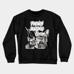 English Springer Spaniel Heavy Metal Dog Lover Crewneck Sweatshirt